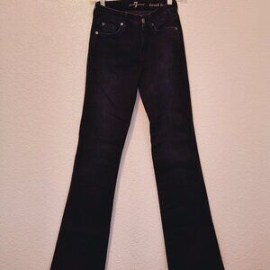 7 for all mankind karah bootcut black jeans